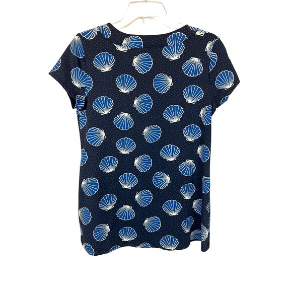 Sunsets & Sweet Tea UPF 50 The Anywhere Shirt  Womens M  NWT  Navy Print Top Tee - Picture 2 of 6